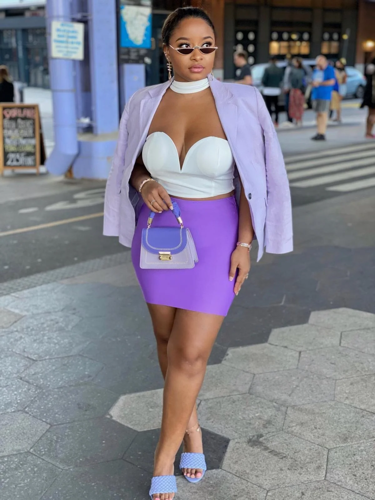 Nara Mini Skirt (Lilac) — All Things Dressy